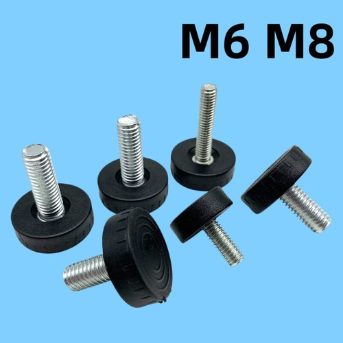 Adjustable furniture feet - adjustable, m6