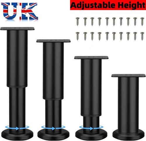 Metal legs adjustable feet - 4x,