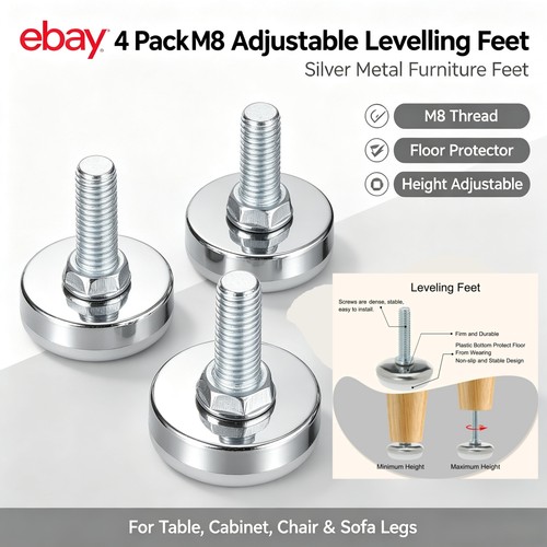 4pcs leveling machine feet - leveling, m6