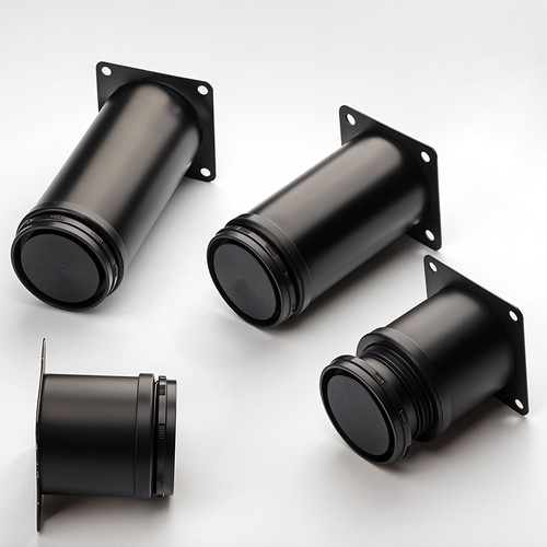 Set adjustable metal legs - of,