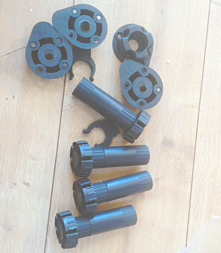 Black plastic adjustable - plastic,