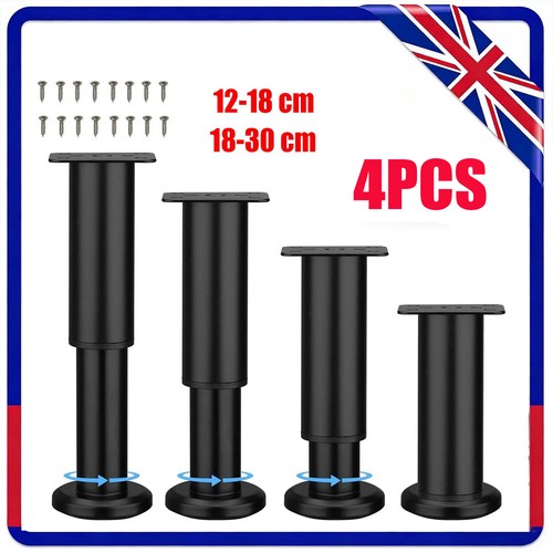 4pcs metal legs adjustable - metal,