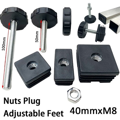 Adjustable feet threaded tube - feet,